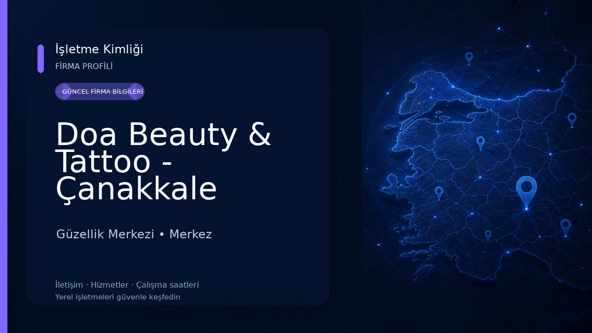 Doa Beauty & Tattoo - Çanakkale Güzellik Merkezi ve Dövme Stüdyosu