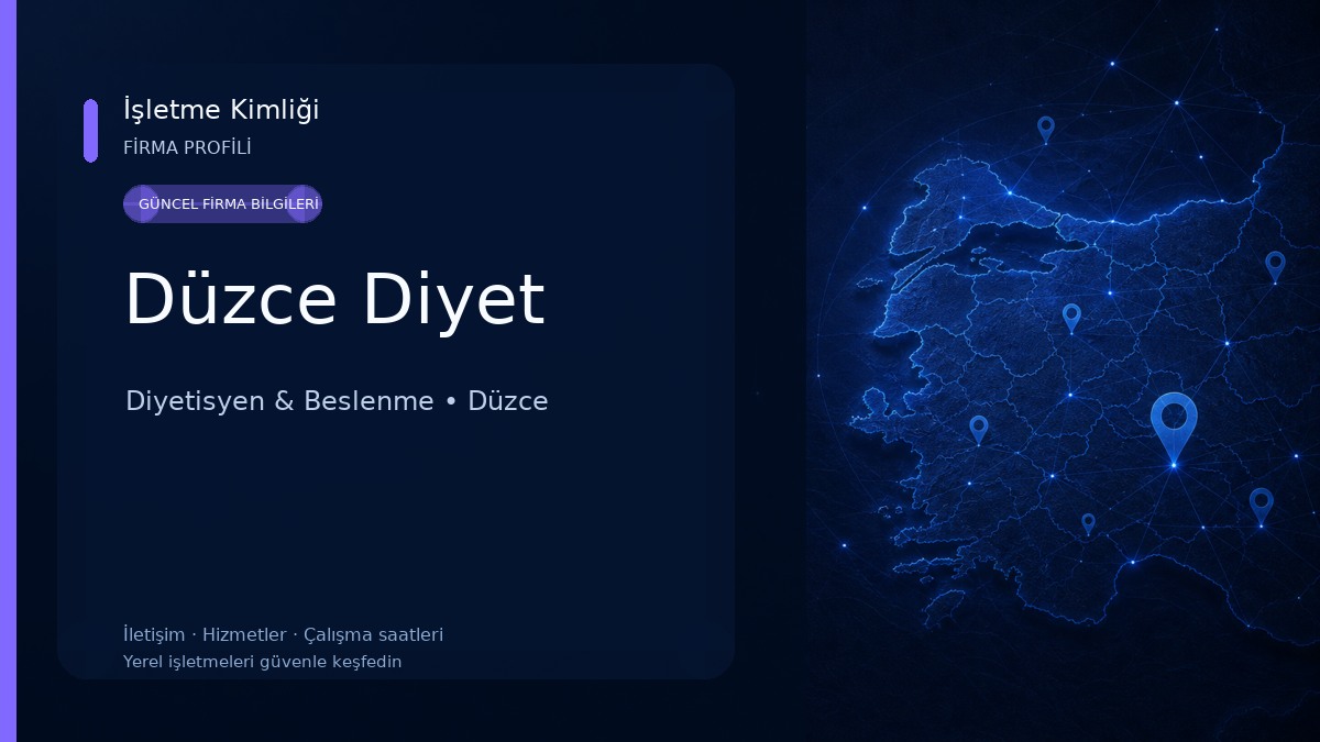 Düzce Diyet Diyetisyen & Beslenme
