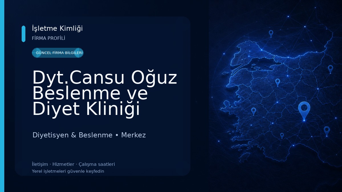 Dyt.Cansu Oğuz Beslenme ve Diyet Kliniği 