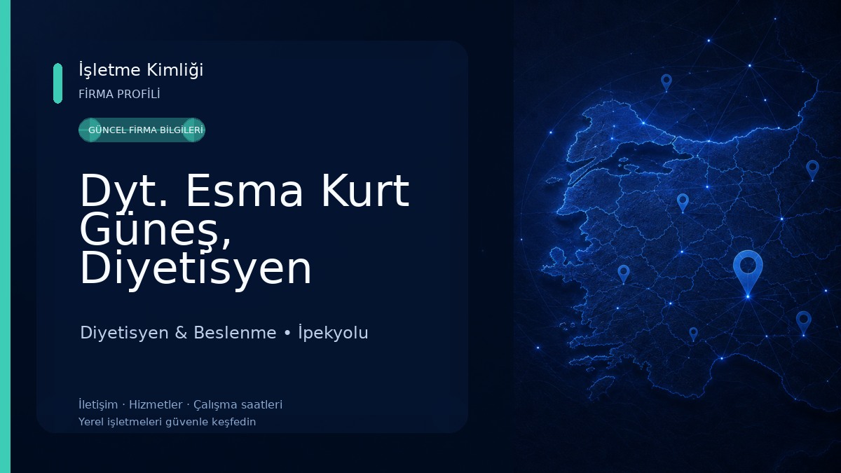 Dyt. Esma Kurt Güneş, Diyetisyen Diyetisyen & Beslenme