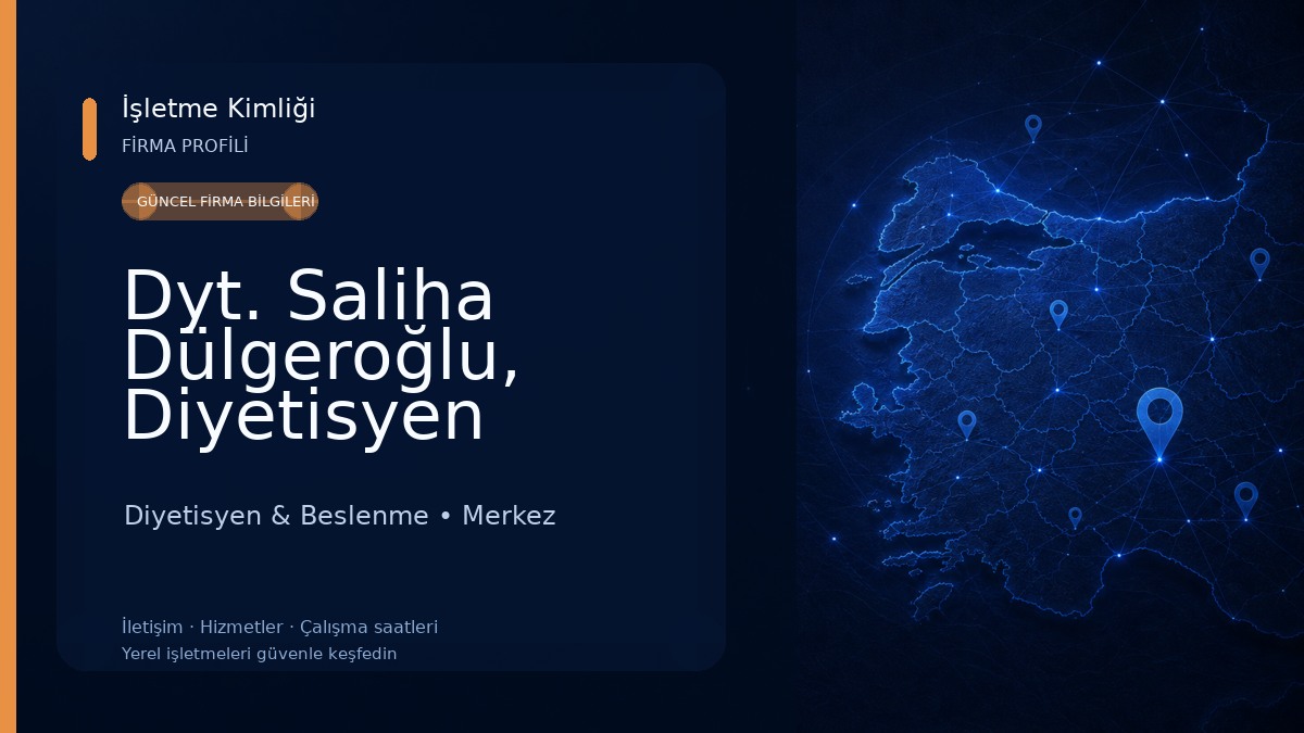 Dyt. Saliha Dülgeroğlu, Diyetisyen