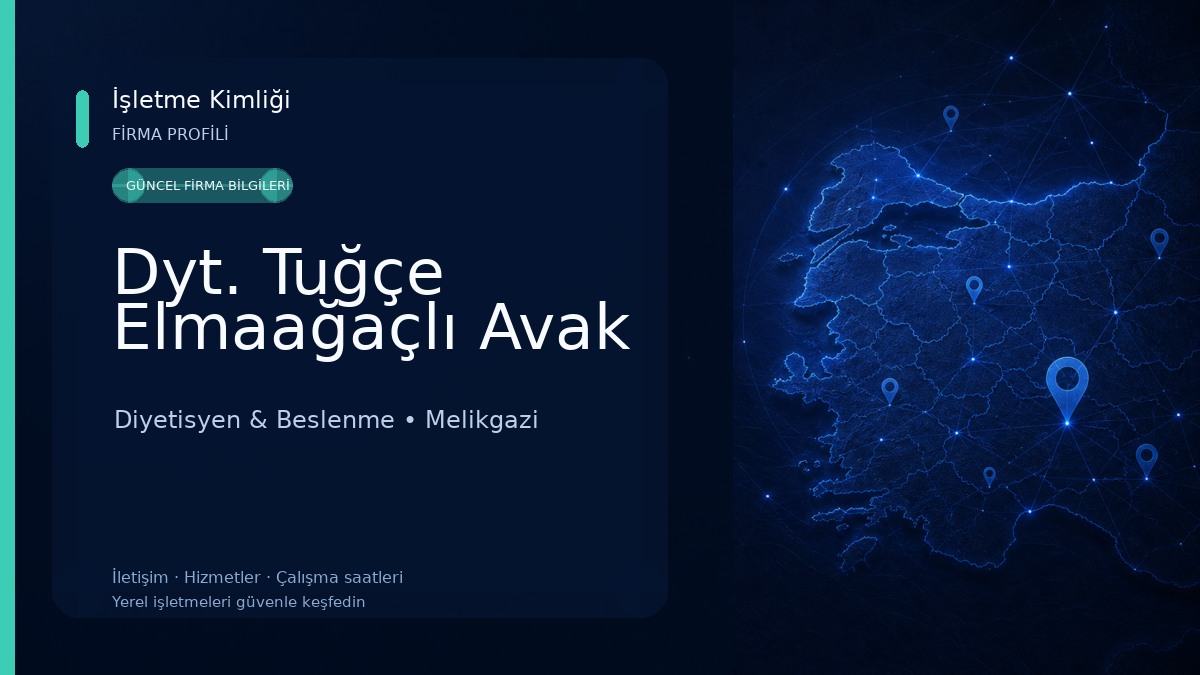 Dyt. Tuğçe Elmaağaçlı Avak Diyetisyen & Beslenme
