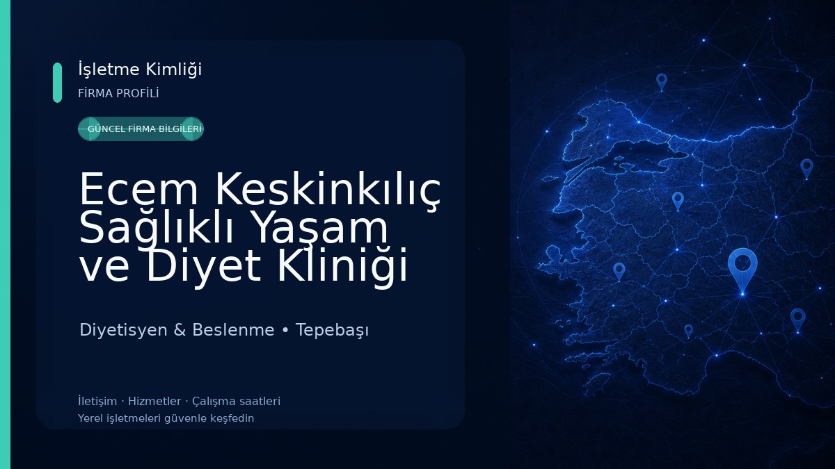 Ecem Keskinkılıç Sağlıklı Yaşam ve Diyet Kliniği Diyetisyen & Beslenme