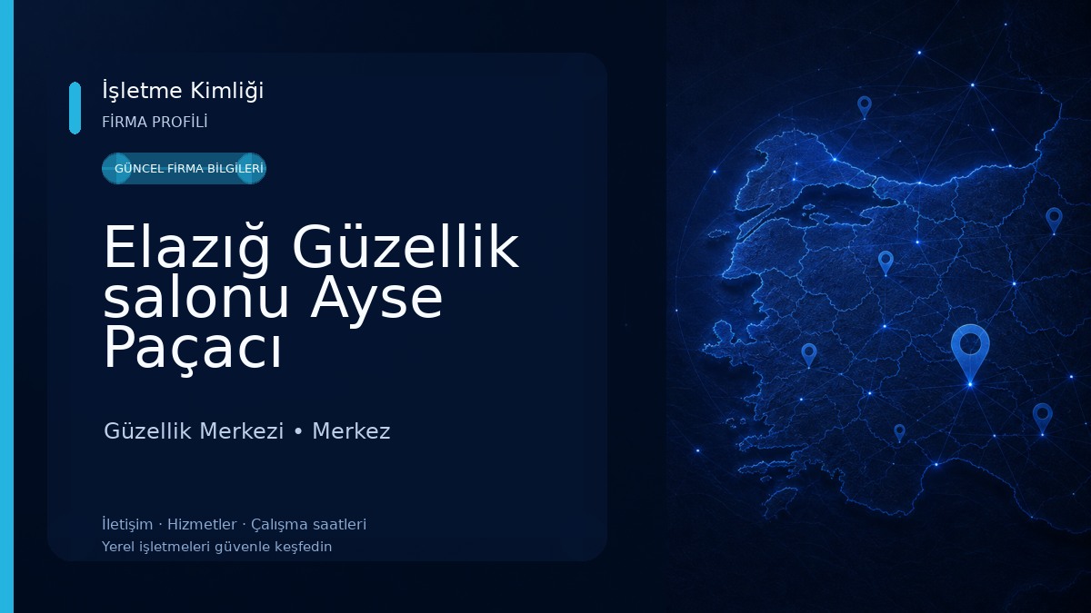 Elazığ Güzellik salonu Ayse Paçacı Güzellik Merkezi