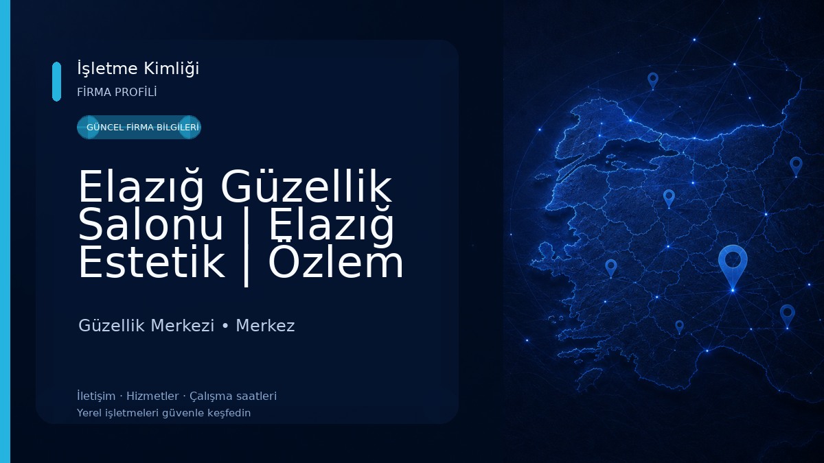 Elazığ Güzellik Salonu | Elazığ Estetik | Özlem Güzel Güzellik Merkezi
