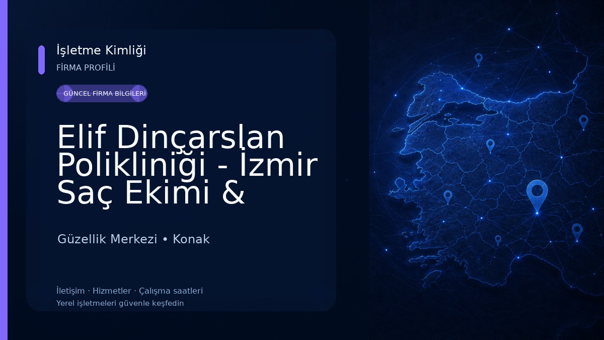 Elif Dinçarslan Polikliniği - İzmir Saç Ekimi & Estetik Merkezi Güzellik Merkezi