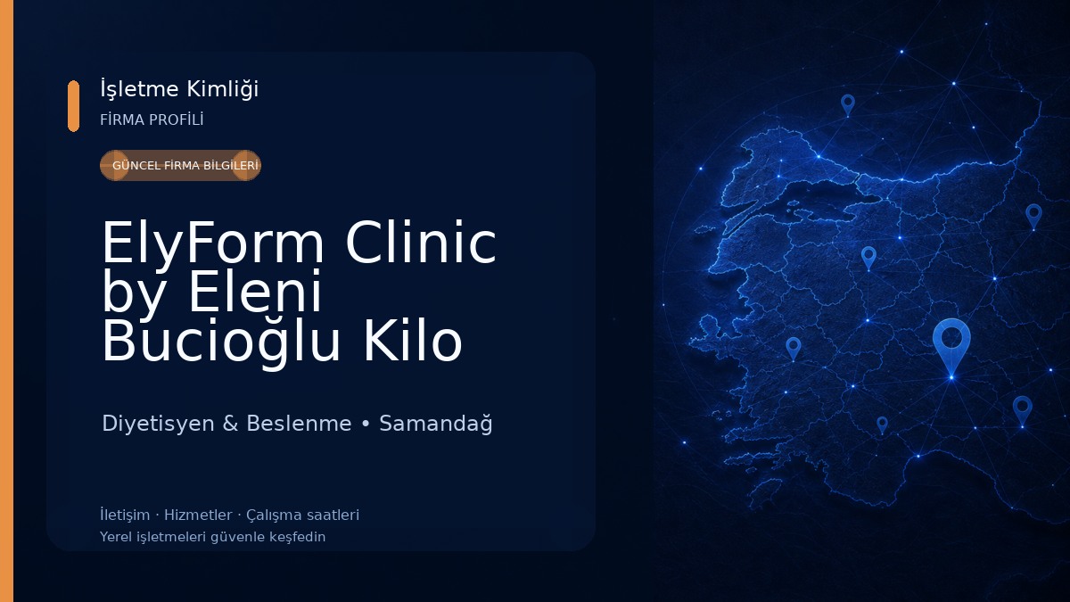 ElyForm Clinic by Eleni Bucioğlu Kilo Kontrol Merkezi Diyetisyen & Beslenme