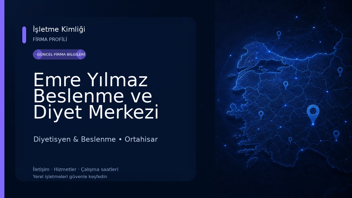 Emre Yılmaz Beslenme ve Diyet Merkezi 