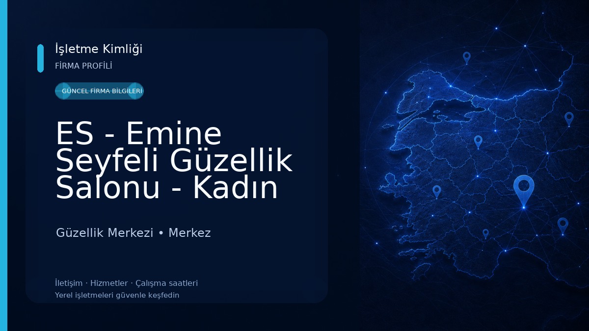 ES - Emine Seyfeli Güzellik Salonu - Kadın Kuaförü Güzellik Merkezi