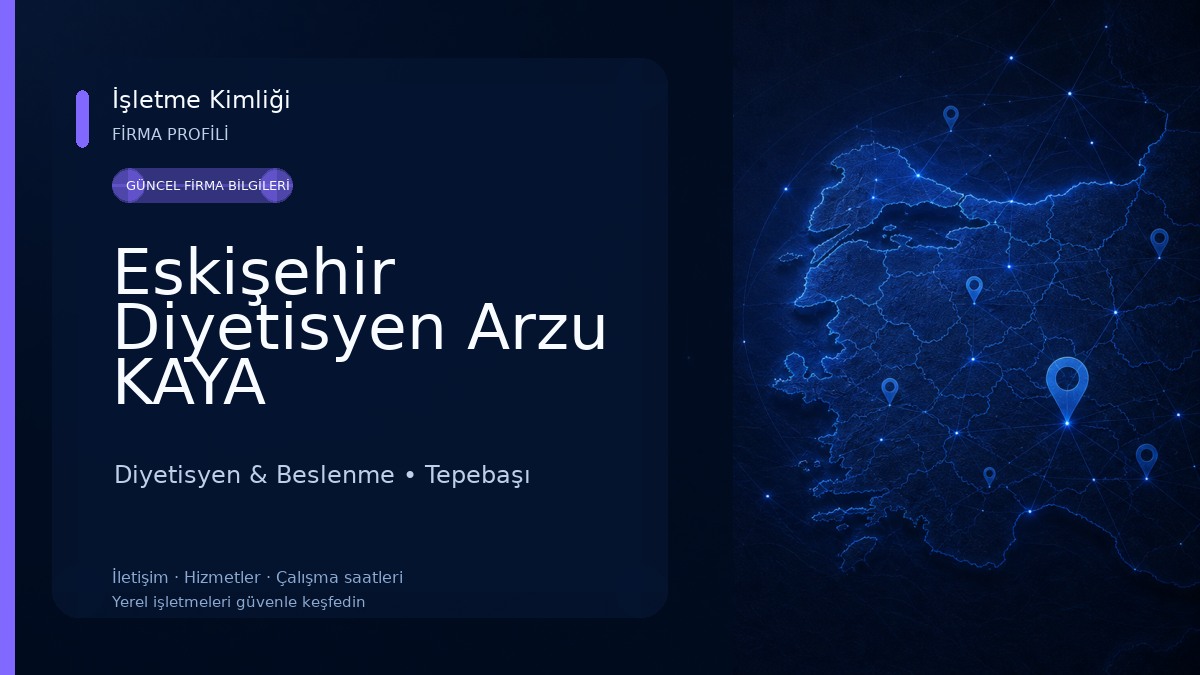 Eskişehir Diyetisyen Arzu KAYA Diyetisyen & Beslenme