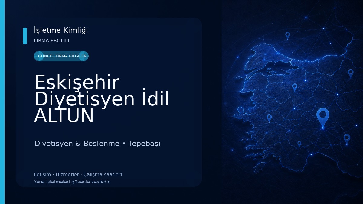 Eskişehir Diyetisyen İdil ALTUN Diyetisyen & Beslenme