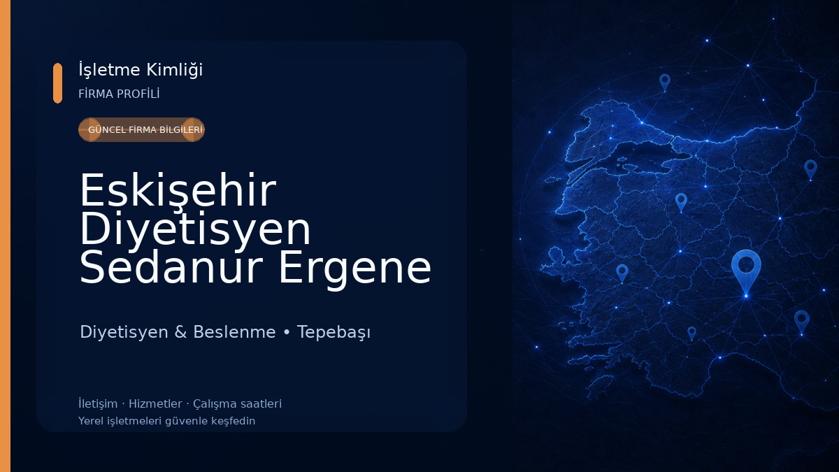 Eskişehir Diyetisyen Sedanur Ergene Diyetisyen & Beslenme