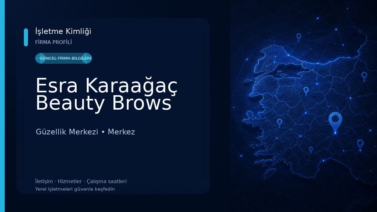 Esra Karaağaç Beauty Brows