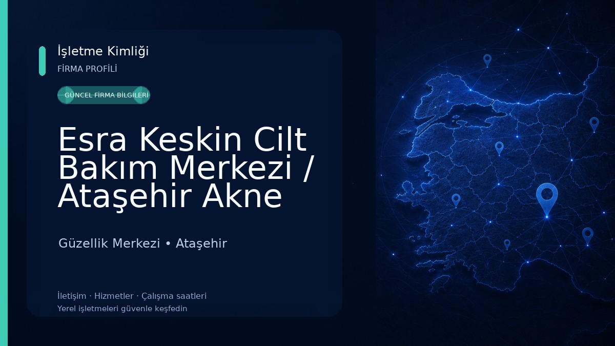Esra Keskin Cilt Bakım Merkezi / Ataşehir Akne Tedavisi / Hydrafacial / TMC / Anti Aging / Cilt Bakımı Güzellik Merkezi