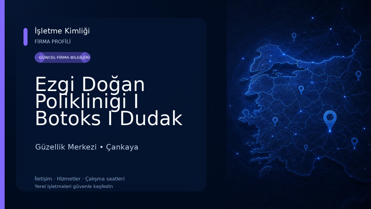 Ezgi Doğan Poliklinigi I Botoks I Dudak Dolgusu I Eksozom I Lazer Epilasyon I Cilt Bakımı I Bölgesel İncelme Güzellik Merkezi