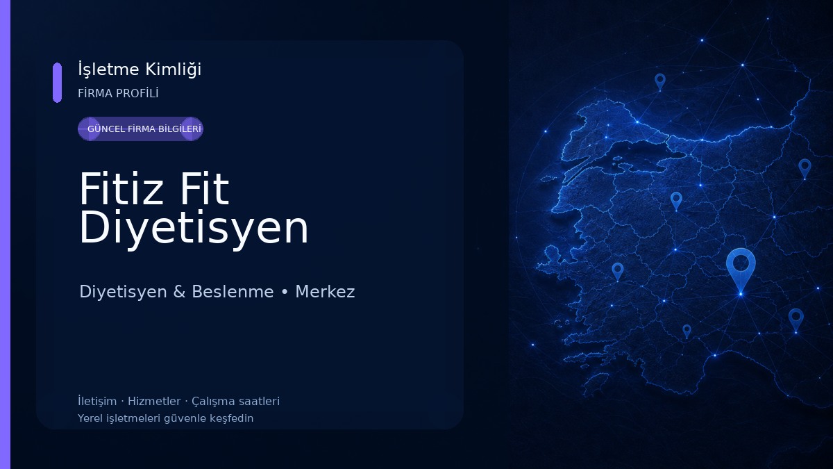 Fitiz Fit Diyetisyen Diyetisyen & Beslenme