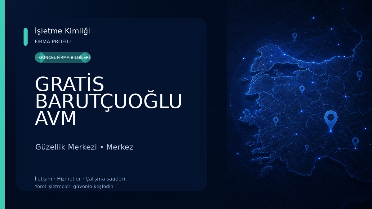 GRATİS BARUTÇUOĞLU AVM Güzellik Merkezi