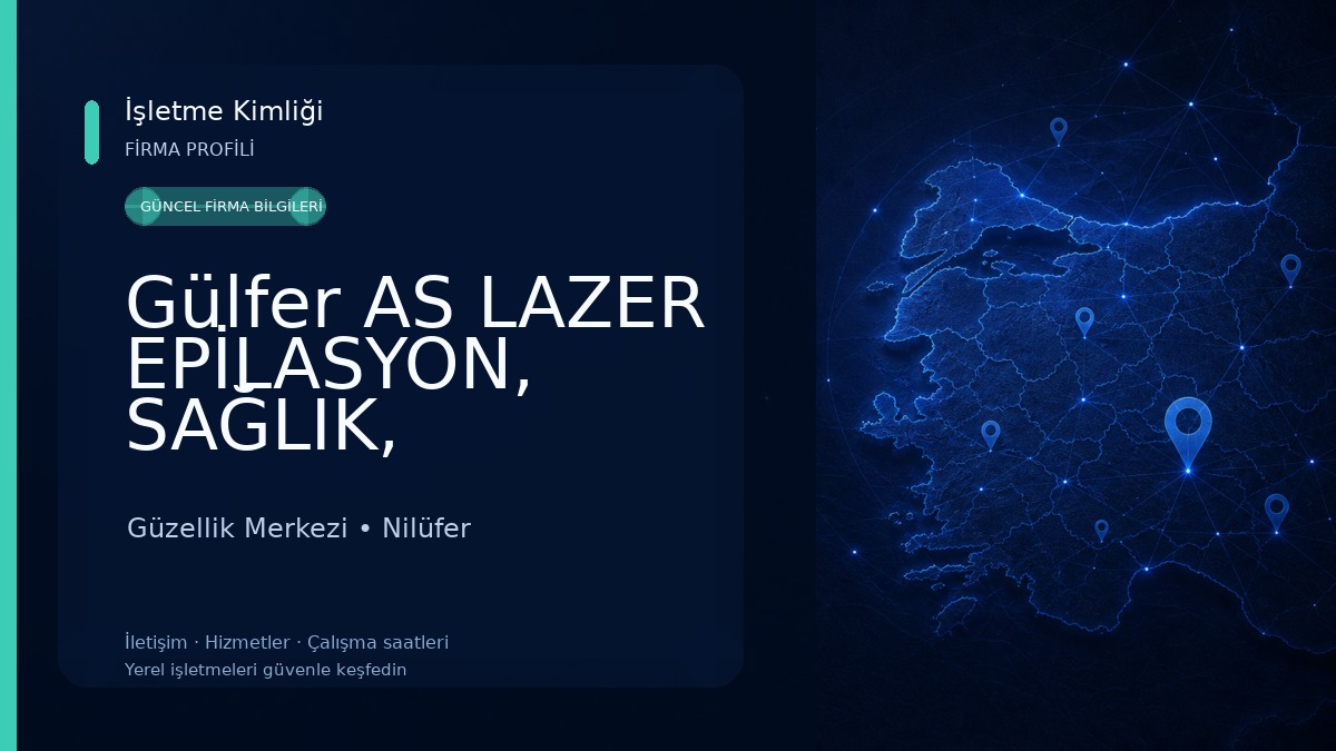 Gülfer AS LAZER EPİLASYON, SAĞLIK, GÜZELLİK ve YAŞAM REHBERLİĞİ Güzellik Merkezi