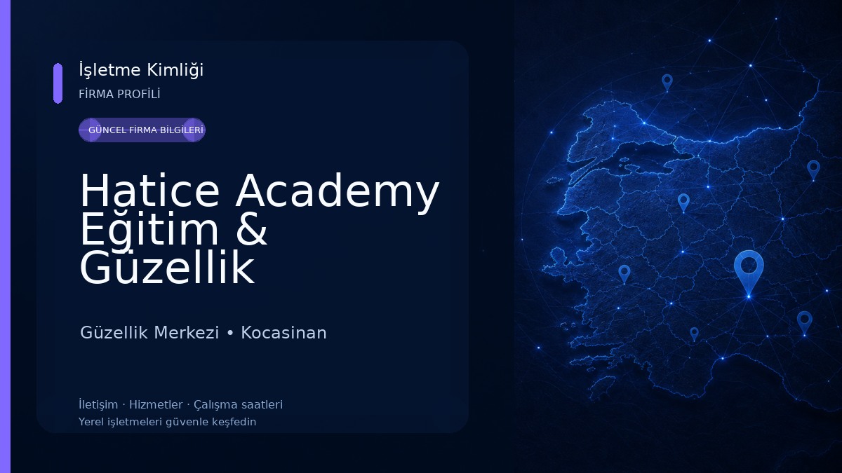 Hatice Academy Eğitim & Güzellik Güzellik Merkezi