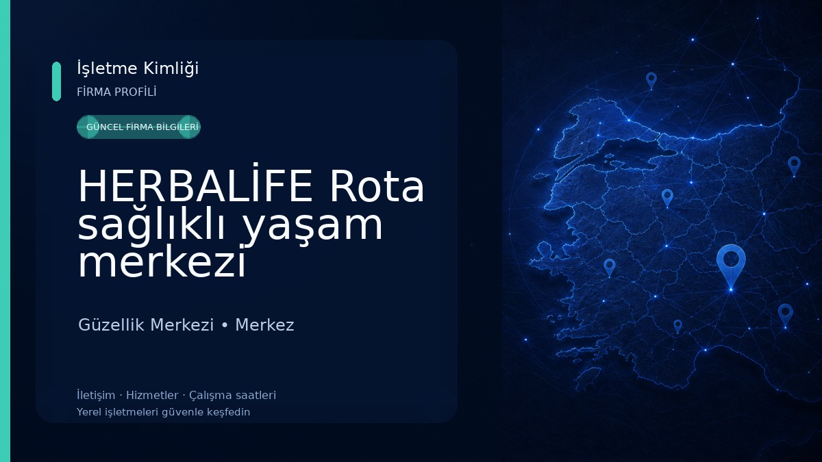 HERBALİFE Rota sağlıklı yaşam merkezi Güzellik Merkezi