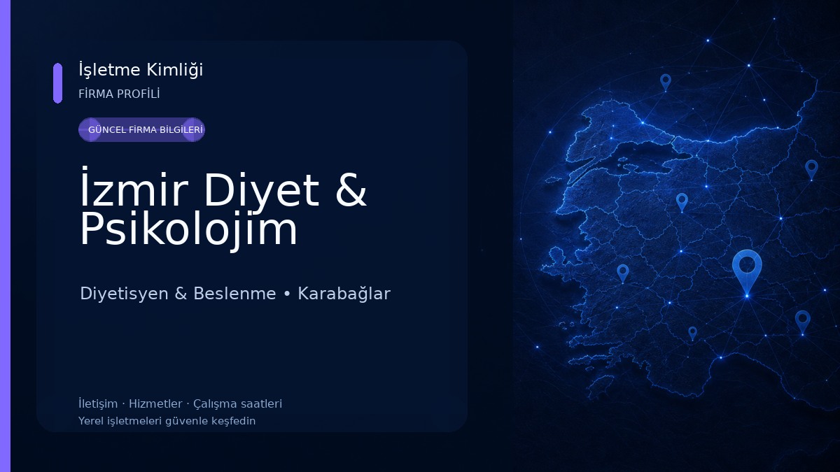 İzmir Diyet & Psikolojim Diyetisyen & Beslenme