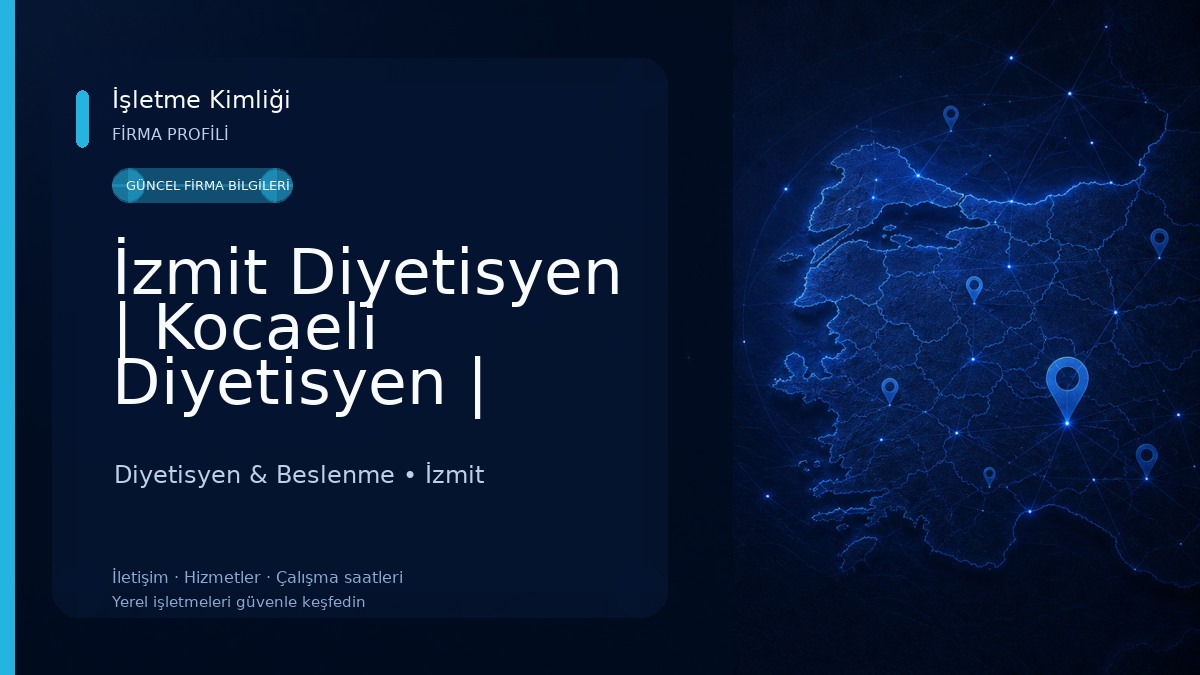 İzmit Diyetisyen | Kocaeli Diyetisyen | Diyetisyen İbrahim Kılıç Diyetisyen & Beslenme