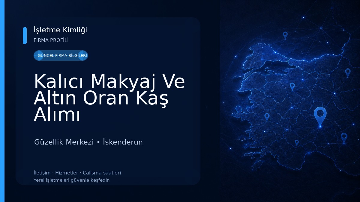 Kalıcı Makyaj Ve Altın Oran Kaş Alımı Güzellik Merkezi