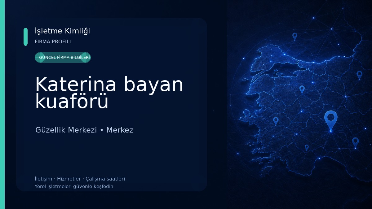 Katerina bayan kuaförü Güzellik Merkezi