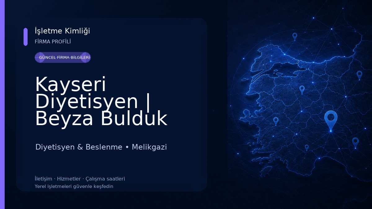 Kayseri Diyetisyen | Beyza Bulduk Diyetisyen & Beslenme
