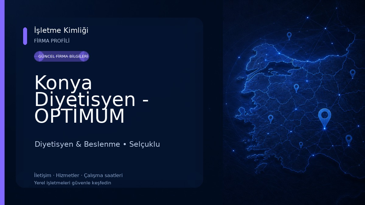 Konya Diyetisyen - OPTİMUM PSİKOLOJİ Diyetisyen & Beslenme