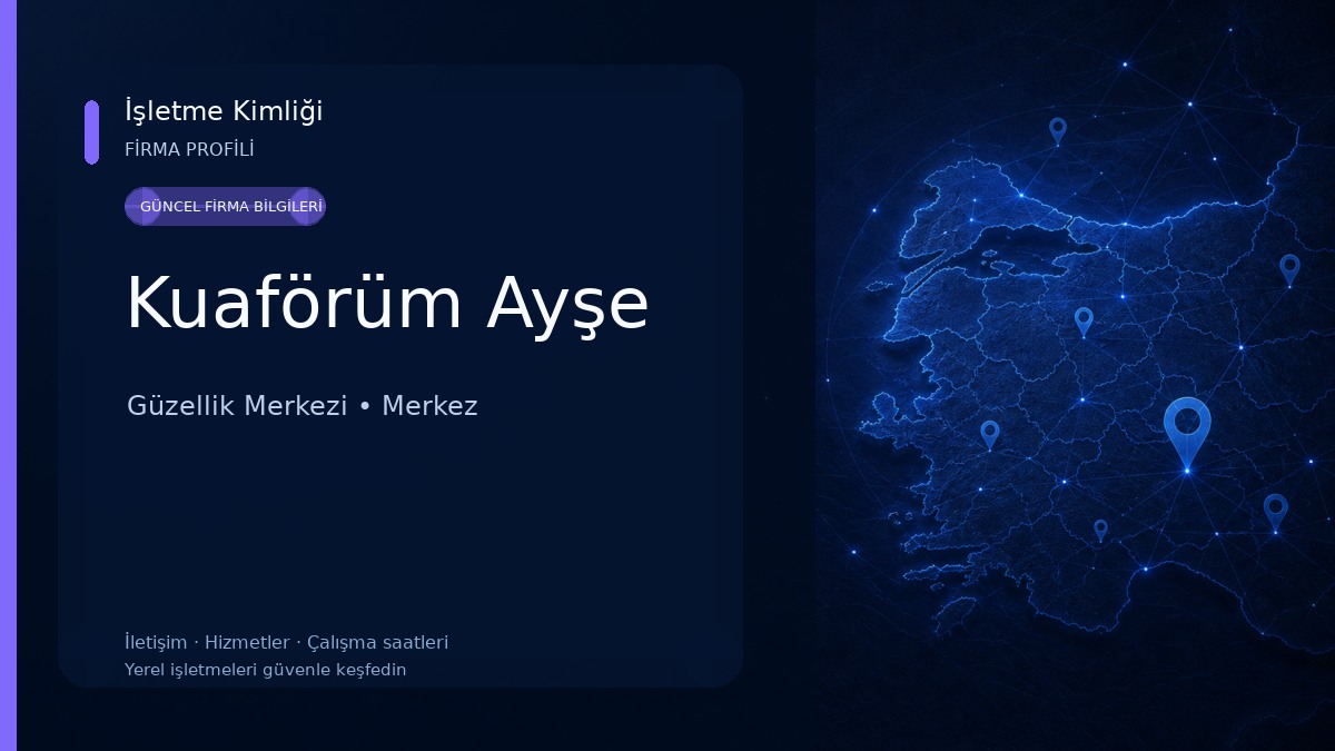 Kuaförüm Ayşe