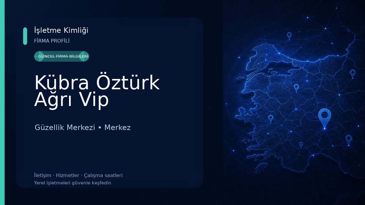Kübra Öztürk Ağrı Vip Güzellik Merkezi