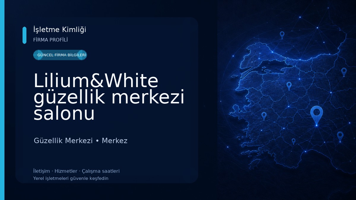 Lilium&White güzellik merkezi salonu Güzellik Merkezi