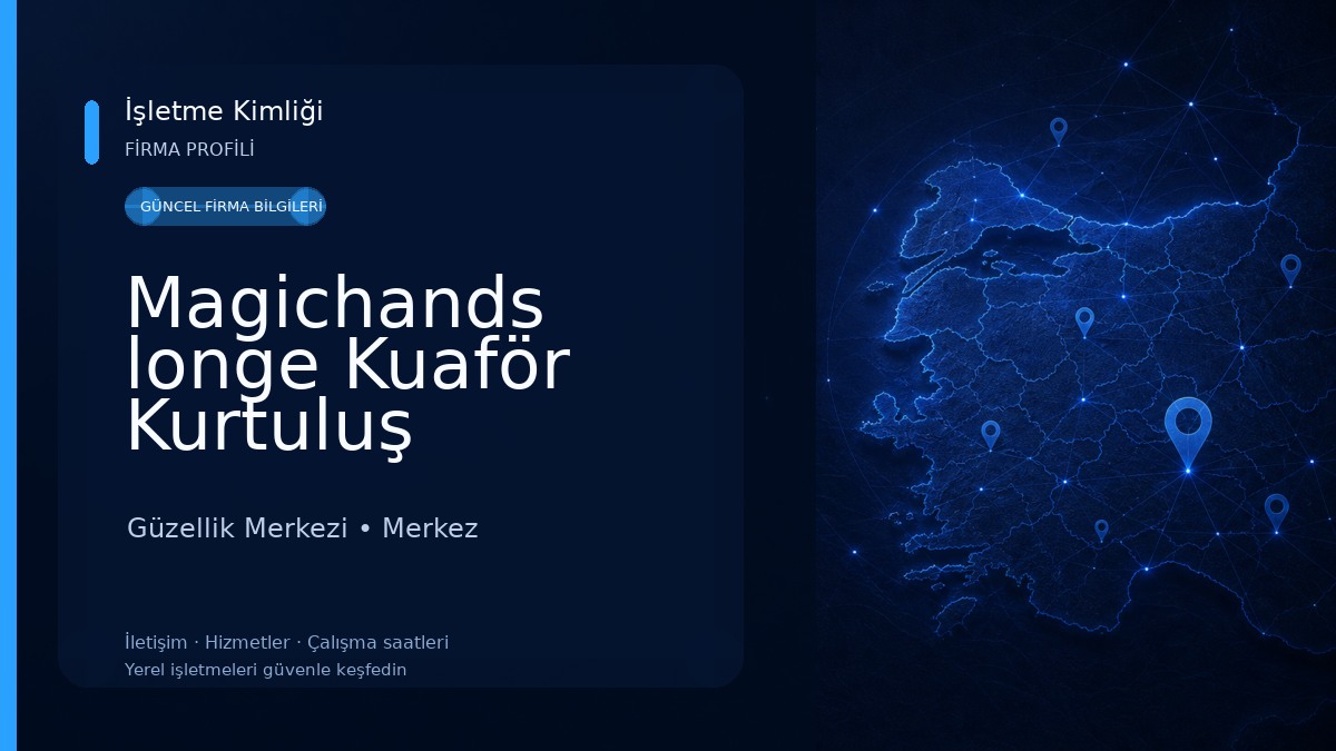 Magichands longe Kuaför Kurtuluş Güzellik Merkezi