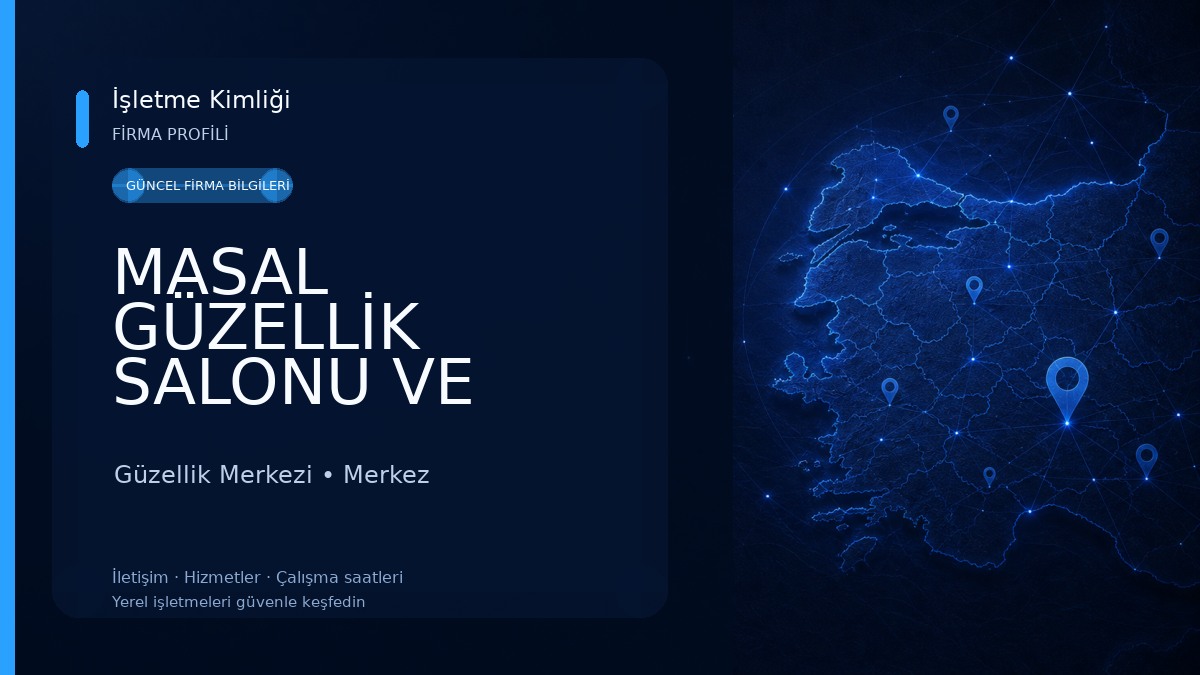 MASAL GÜZELLİK SALONU VE BAYAN KUAFÖRÜ Güzellik Merkezi