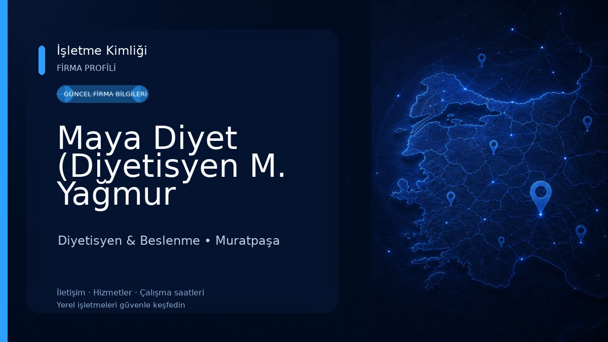 Maya Diyet (Diyetisyen M. Yağmur Uzunçay) Diyetisyen & Beslenme