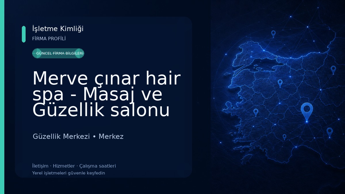 Merve çınar hair spa - Masaj ve Güzellik salonu Güzellik Merkezi