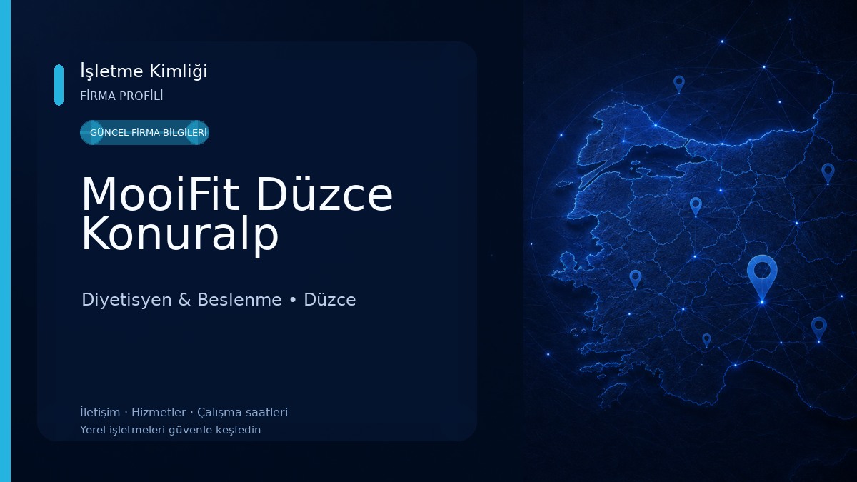 MooiFit Düzce Konuralp Diyetisyen & Beslenme