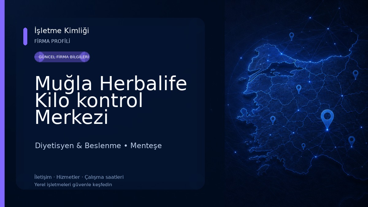 Muğla Herbalife Kilo kontrol Merkezi