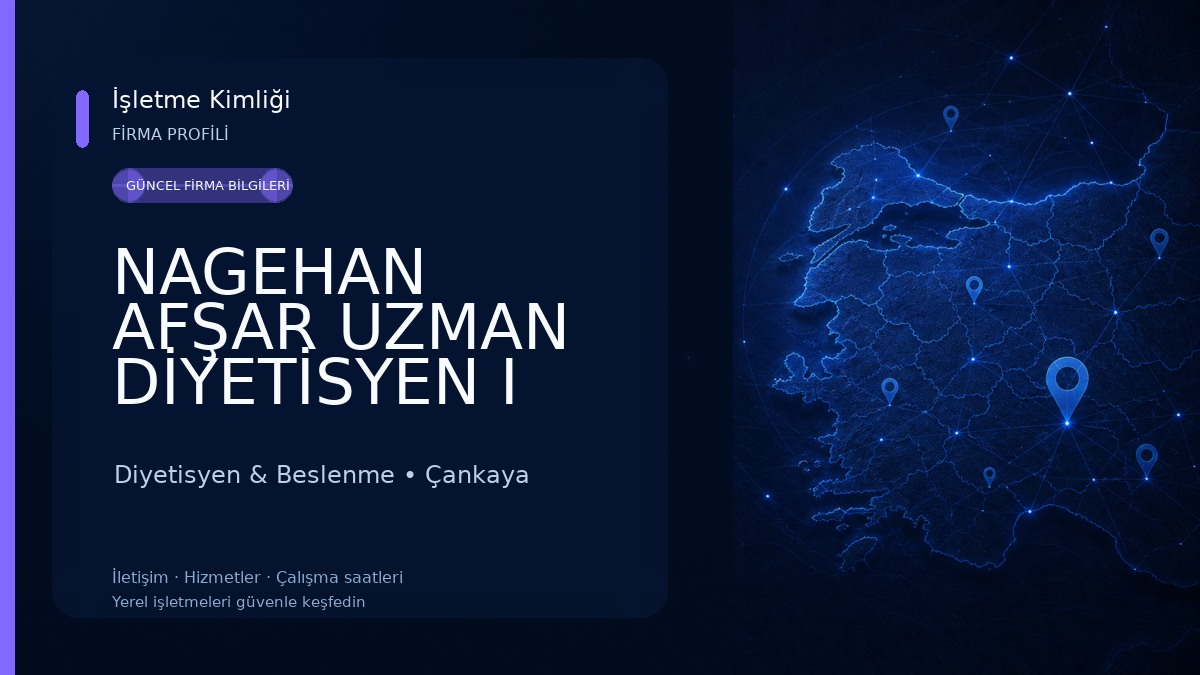 NAGEHAN AFŞAR UZMAN DİYETİSYEN I Çankaya Diyetisyen | Çukurambar Diyetisyen | Söğütözü Diyetisyen | Çayyolu Diyetisyen