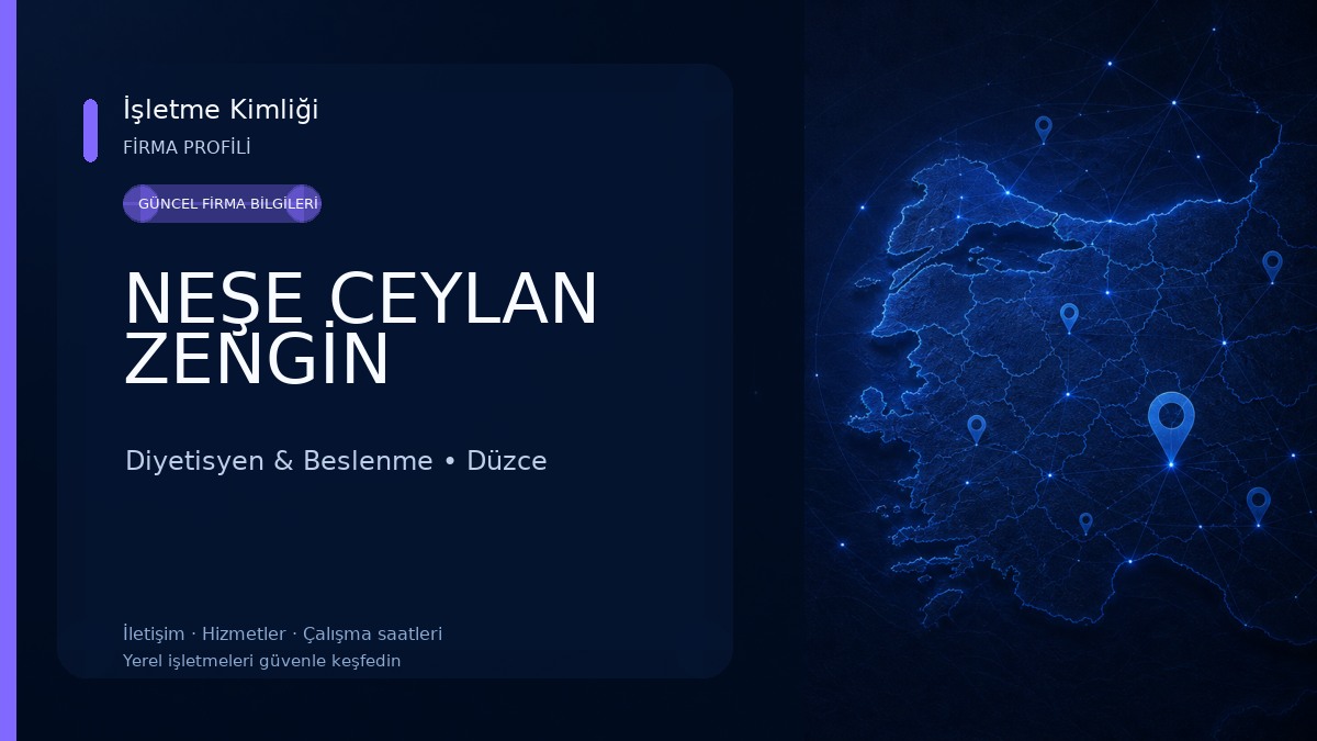 NEŞE CEYLAN ZENGİN Diyetisyen & Beslenme
