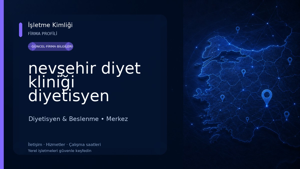 nevşehir diyet kliniği diyetisyen meryem ince Diyetisyen & Beslenme