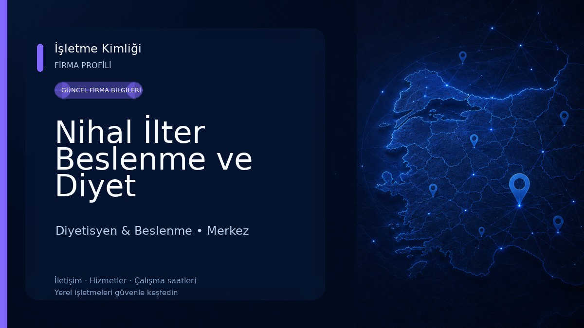 Nihal İlter Beslenme ve Diyet Danışmanlığı Diyetisyen & Beslenme