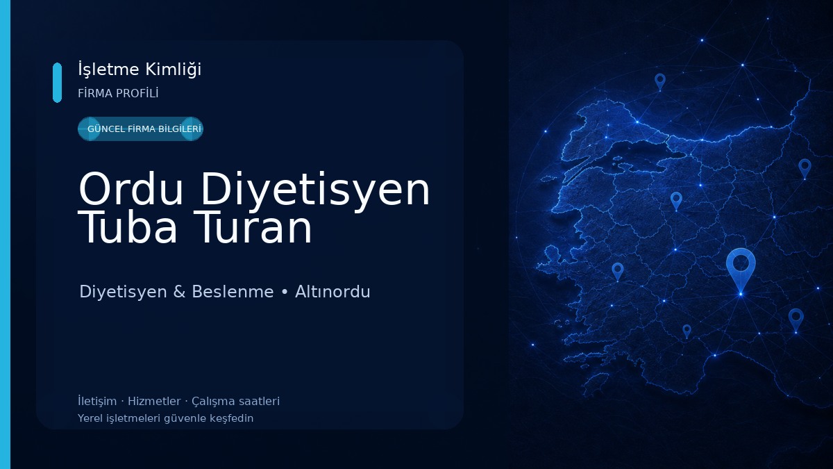 Ordu Diyetisyen Tuba Turan Diyetisyen & Beslenme