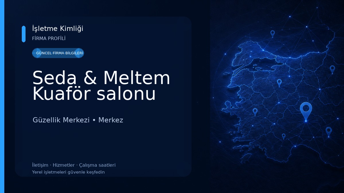 Seda & Meltem Kuaför salonu Güzellik Merkezi