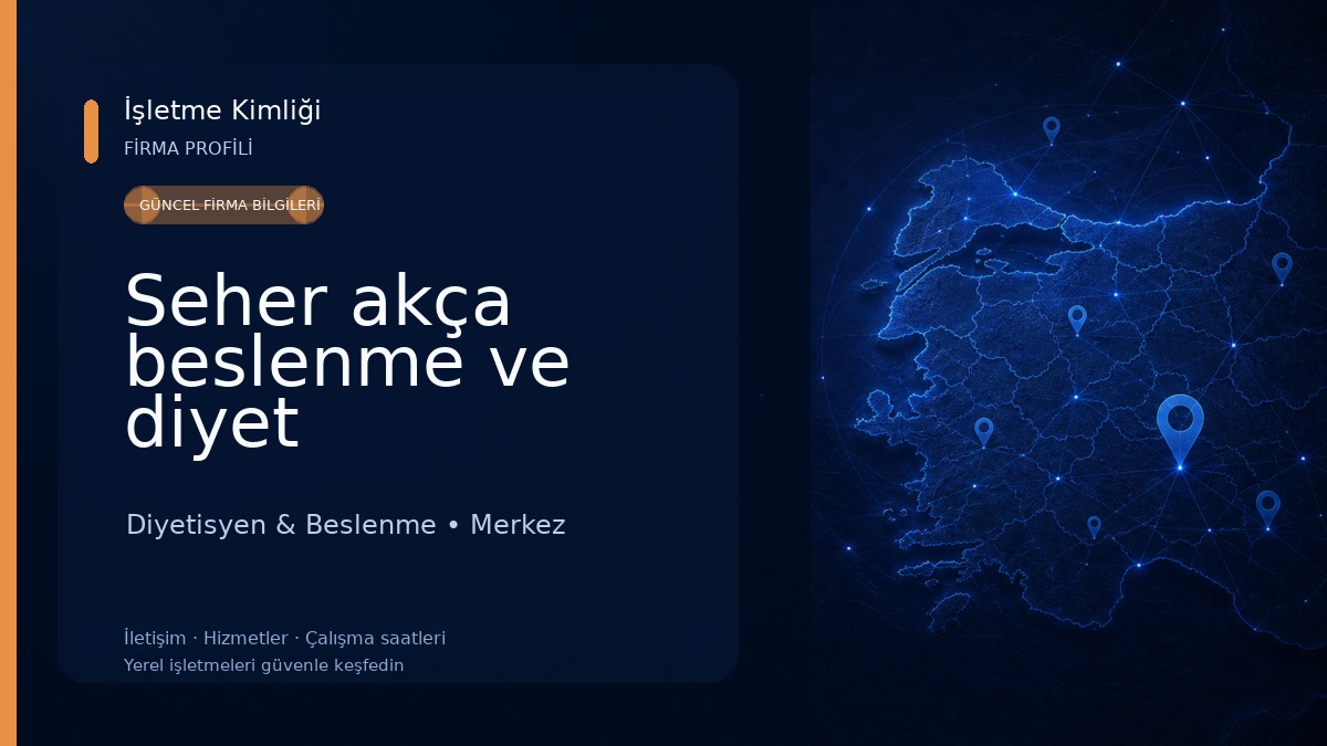 Seher akça beslenme ve diyet danışmanlığı Diyetisyen & Beslenme