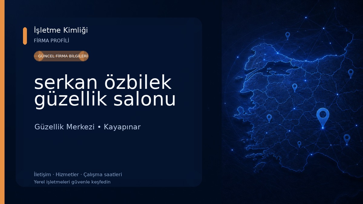 serkan özbilek güzellik salonu Güzellik Merkezi