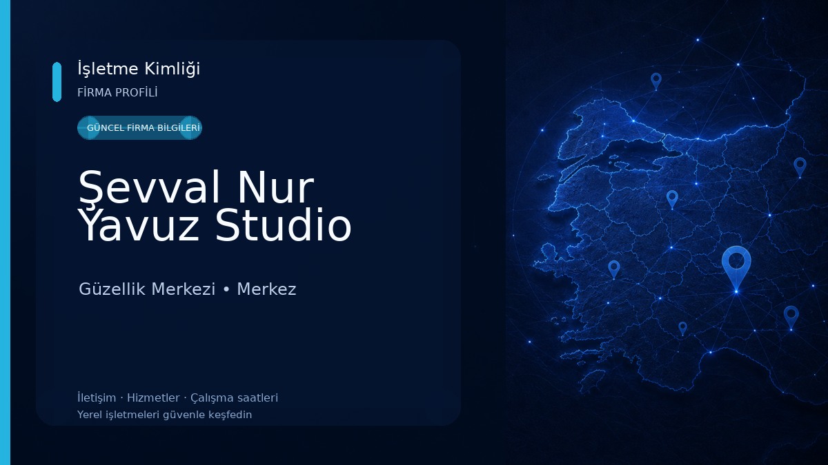 Şevval Nur Yavuz Studio Güzellik Merkezi