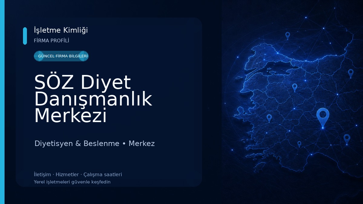 SÖZ Diyet Danışmanlık Merkezi Diyetisyen & Beslenme