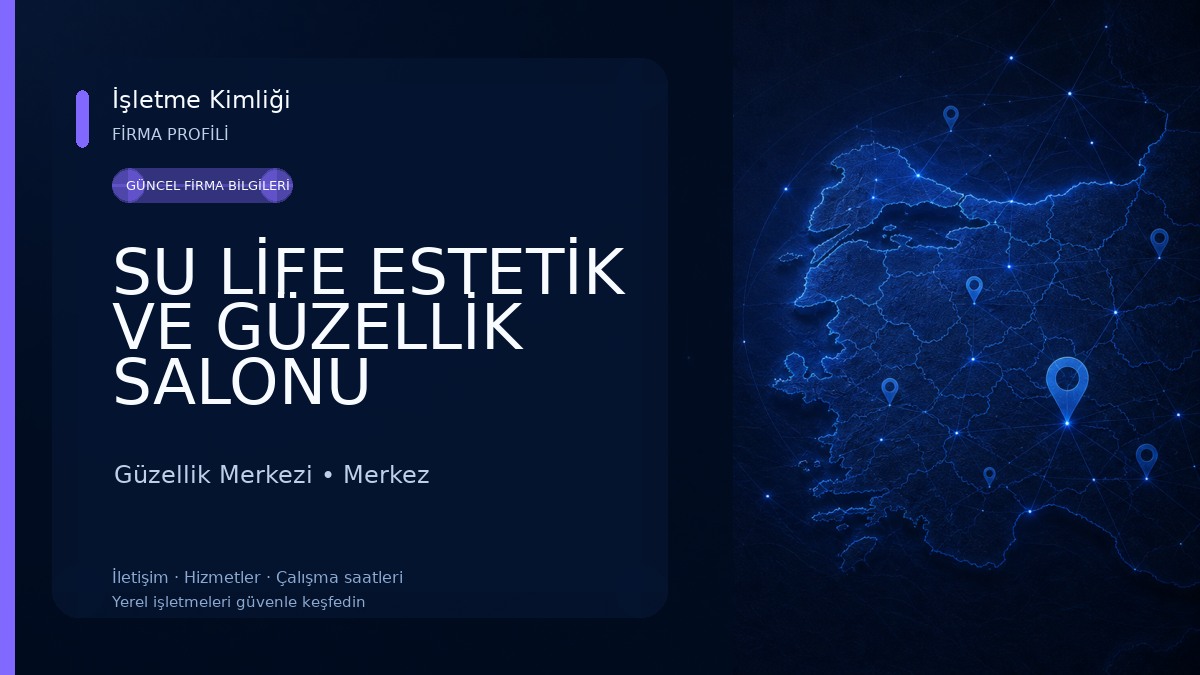 SU LİFE ESTETİK VE GÜZELLİK SALONU Güzellik Merkezi